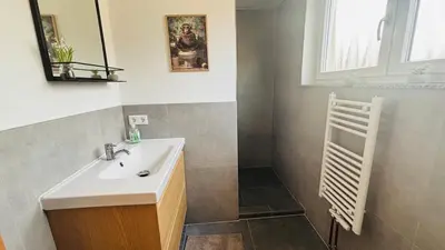 Ein Badezimmer in der Unterkunft Triple-A Apartment - near Stuttgart and Karlsruhe