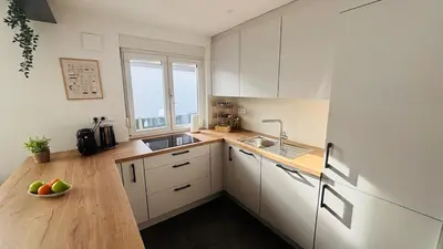 Küche/Küchenzeile in der Unterkunft Triple-A Apartment - near Stuttgart and Karlsruhe