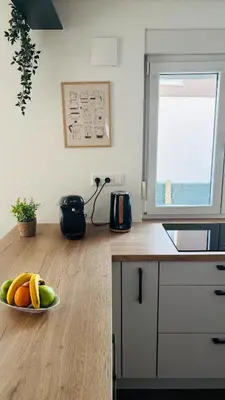 Küche/Küchenzeile in der Unterkunft Triple-A Apartment - near Stuttgart and Karlsruhe