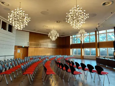 Der Geschäftsbereich oder Konferenzraum in der Unterkunft Heinrich Pesch Hotel
