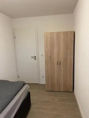 Ein Bett oder Betten in einem Zimmer der Unterkunft Exklusiv modernisierte Traumwohnung mit High-End-Lüftungssystem