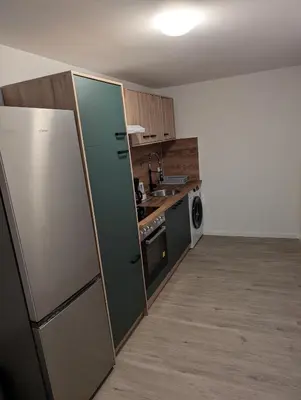Küche/Küchenzeile in der Unterkunft Exklusiv modernisierte Traumwohnung mit High-End-Lüftungssystem
