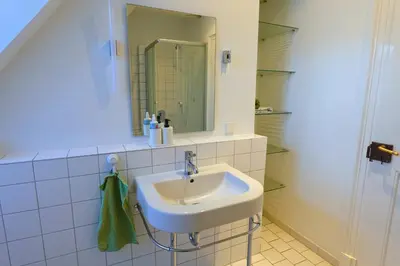 Ein Badezimmer in der Unterkunft Quadrate Hostel Mannheim Z4 Denkmalschutz