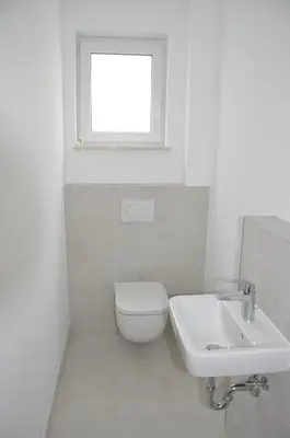 Ein Badezimmer in der Unterkunft Modernes Apartment in B'heim 1 OG WG3