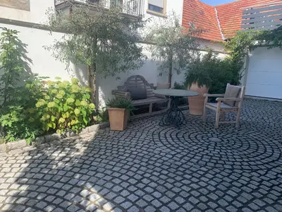 Ein Garten an der Unterkunft Bienensuite