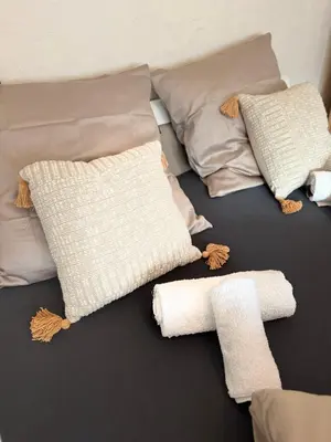 Ein Bett oder Betten in einem Zimmer der Unterkunft Toscana Suite - Wellness Loft