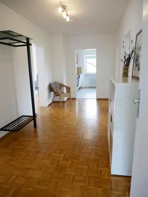 Küche/Küchenzeile in der Unterkunft Ferienwohnung Barbara Stauder