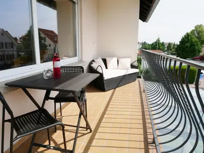 Ein Balkon oder eine Terrasse in der Unterkunft Ferienwohnung Barbara Stauder