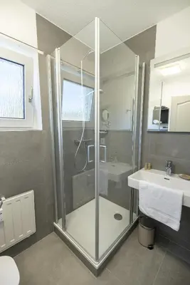 Ein Badezimmer in der Unterkunft Haus am Weinberg