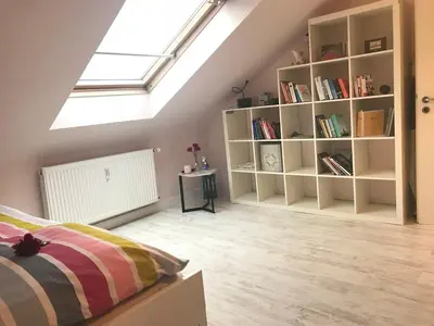 Die Bibliothek in der Ferienwohnung