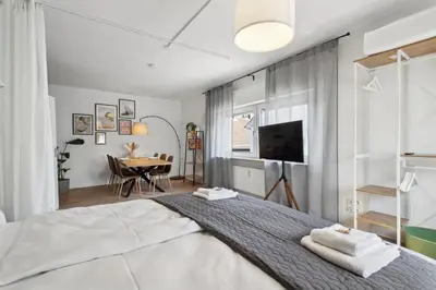Ein Bett oder Betten in einem Zimmer der Unterkunft Amalfi A11 - 4 Betten - 2 Zimmer - mit großer Terrasse