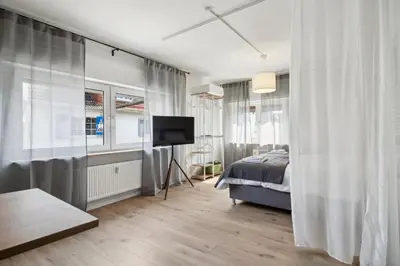 Ein Bett oder Betten in einem Zimmer der Unterkunft Amalfi A11 - 4 Betten - 2 Zimmer - mit großer Terrasse