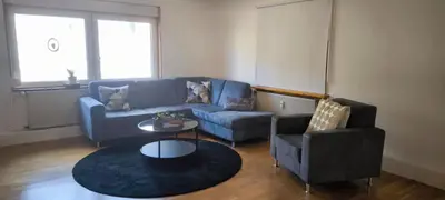 Ein Sitzbereich in der Unterkunft 70 qm Ferienwohnung,
