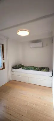 Ein Bett oder Betten in einem Zimmer der Unterkunft 70 qm Ferienwohnung,