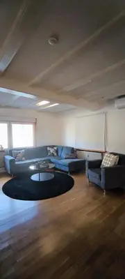 Ein Sitzbereich in der Unterkunft 70 qm Ferienwohnung,