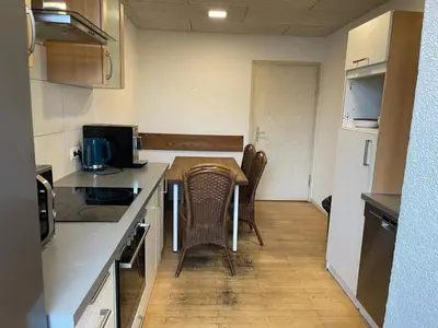Küche/Küchenzeile in der Unterkunft Boardinghouse Behrend I