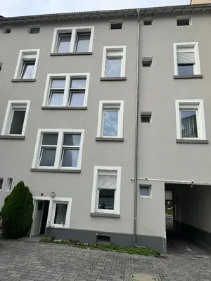 Das Gebäude in dem sich die Ferienwohnung befindet