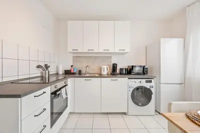 Küche/Küchenzeile in der Unterkunft RH01 Apartment in Bensheim