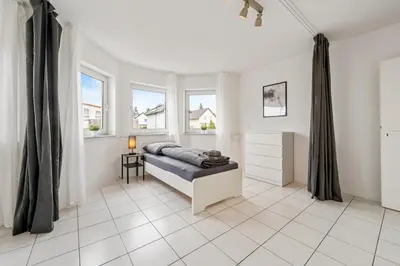 Ein Bett oder Betten in einem Zimmer der Unterkunft RH01 Apartment in Bensheim