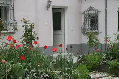 Ein Garten an der Unterkunft Appartent im Garten