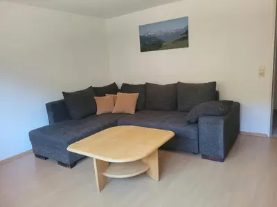 Ein Sitzbereich in der Unterkunft Willkommen im Nordschwarzwald