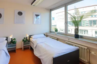 Ein Bett oder Betten in einem Zimmer der Unterkunft MZK Maier Zentrales Apartment