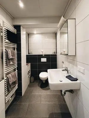 Ein Badezimmer in der Unterkunft Geräumige 90qm zum Wohlfühlen nähe Messe