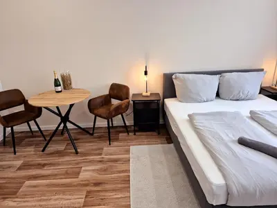 Ein Bett oder Betten in einem Zimmer der Unterkunft Süße Marie 15