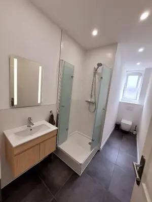 Ein Badezimmer in der Unterkunft Süße Marie 15