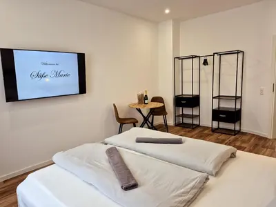 Ein Bett oder Betten in einem Zimmer der Unterkunft Süße Marie 16