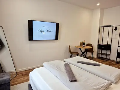 Ein Bett oder Betten in einem Zimmer der Unterkunft Süße Marie 16