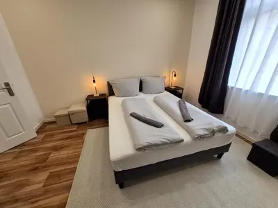 Ein Bett oder Betten in einem Zimmer der Unterkunft Süße Marie 17