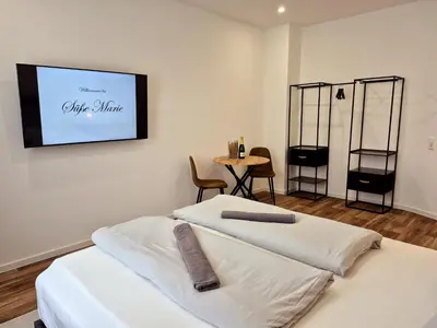 Ein Bett oder Betten in einem Zimmer der Unterkunft Süße Marie 17