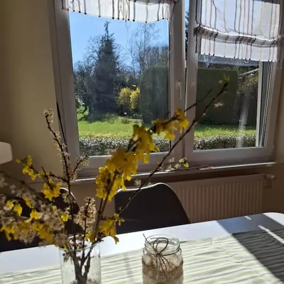 Ein Garten an der Unterkunft Auf der Ried26 - Frisch renoviertes, charmantes Familien-Appartement mit 3 Schlafräumen