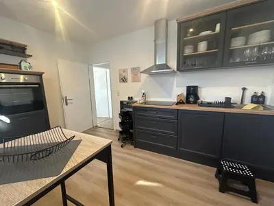 Küche/Küchenzeile in der Unterkunft NeckarNest Ferienwohnung