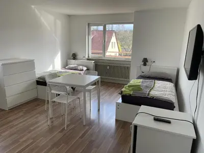 TV/Unterhaltungsangebot in der Unterkunft Boardinghouse Behrend III