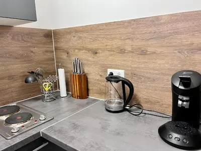 Küche/Küchenzeile in der Unterkunft Sophie Flair Apartments 2