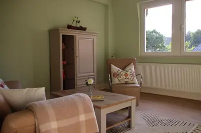 Ein Sitzbereich in der Unterkunft Felsenblick