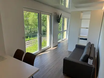 Ein Sitzbereich in der Unterkunft Traumhafte Ferien für 2 in traumhafter Unterkunft