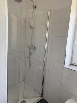Ein Badezimmer in der Unterkunft Three-castle-view in a new appartment