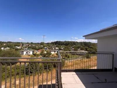 Ein Balkon oder eine Terrasse in der Unterkunft Müslüm Offenbach