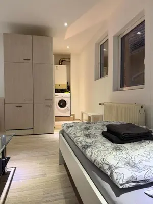 Küche/Küchenzeile in der Unterkunft Monteur- und Ferienwohnung Neustadt an der Weinstraße