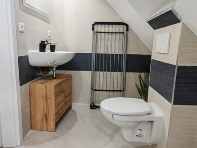 Ein Badezimmer in der Unterkunft Yann Wohlfühl & schönes Apartment