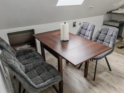 Ein Sitzbereich in der Unterkunft Yann Wohlfühl & schönes Apartment