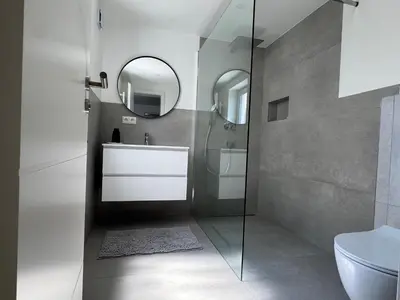 Ein Badezimmer in der Unterkunft Melem Apartments 1