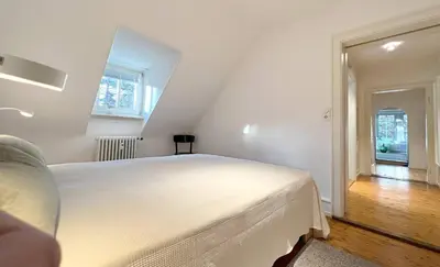 Ein Bett oder Betten in einem Zimmer der Unterkunft Ferienwohnung Altmühle