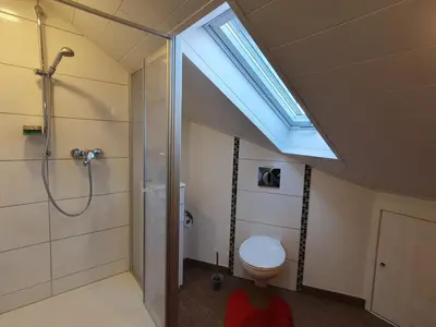 Ein Badezimmer in der Unterkunft Auszeit auf dem Land
