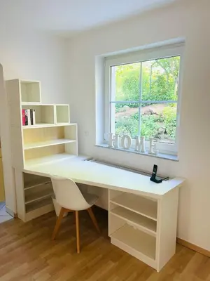 Grundriss der Unterkunft Moderne & gemütliche Ferienwohnung mit Terasse in Nieder-Olm
