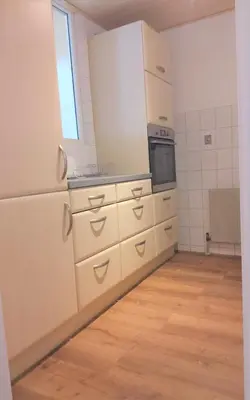 Küche/Küchenzeile in der Unterkunft Monteurwohnung 5 Hoffmann