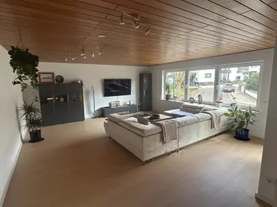 Ein Bett oder Betten in einem Zimmer der Unterkunft Wohnung M voll möbliert